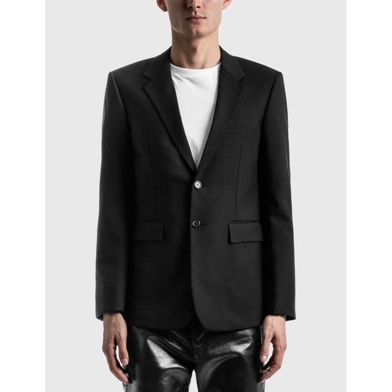 SAINT LAURENT LONG SINGLE-BREASTED BLAZER