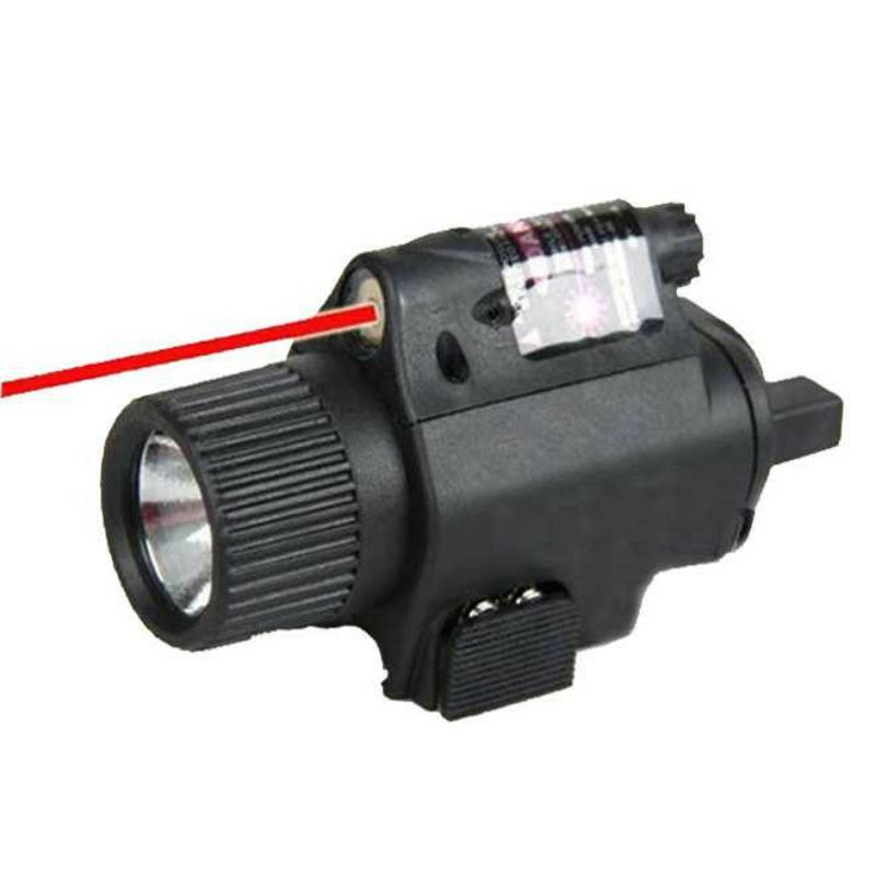 ORIGINAL Senter Senapan Quick Release Rail Mount + Laser Merk TaffLED - JGSD