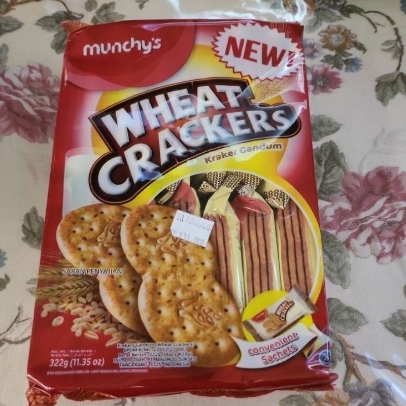 

Biskuit Gandum / Kraker Gandum Wheat Crackers Munchy's