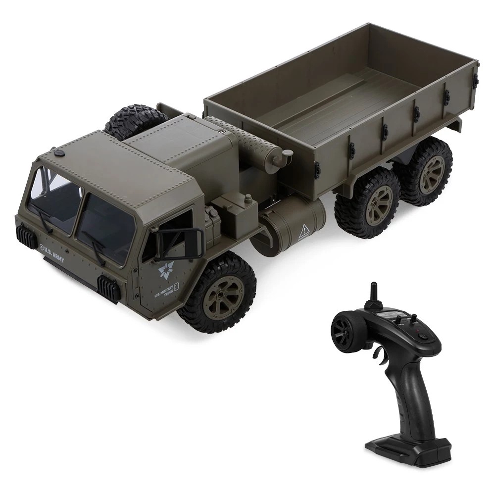 Mobil Truk  Militer Off Road Rc  6wd 2 4ghz Skala 1 12 Untuk 