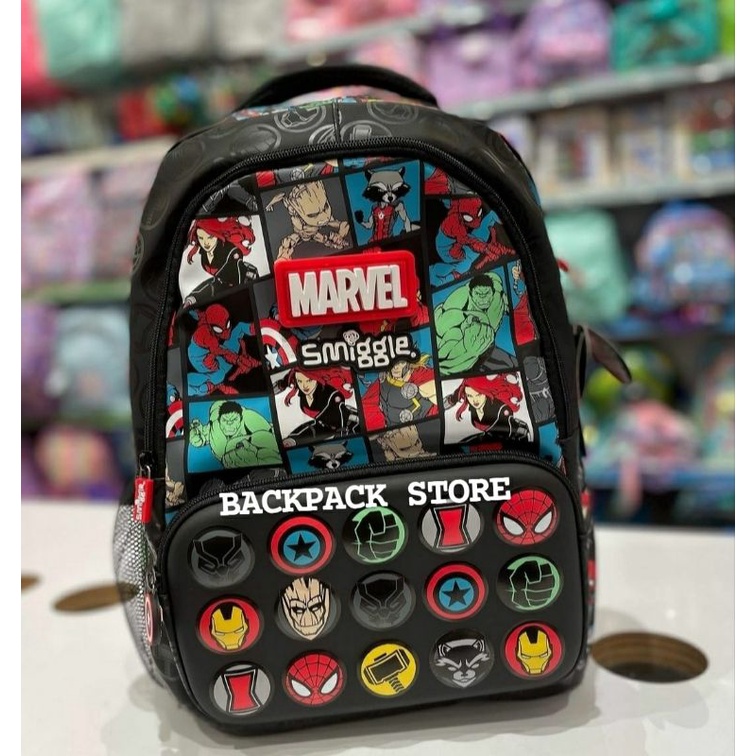 SMIGGLE BACKPACK ORIGINAL MARVEL AVENGERS - TAS SMIGGLE MARVEL ORIGINAL