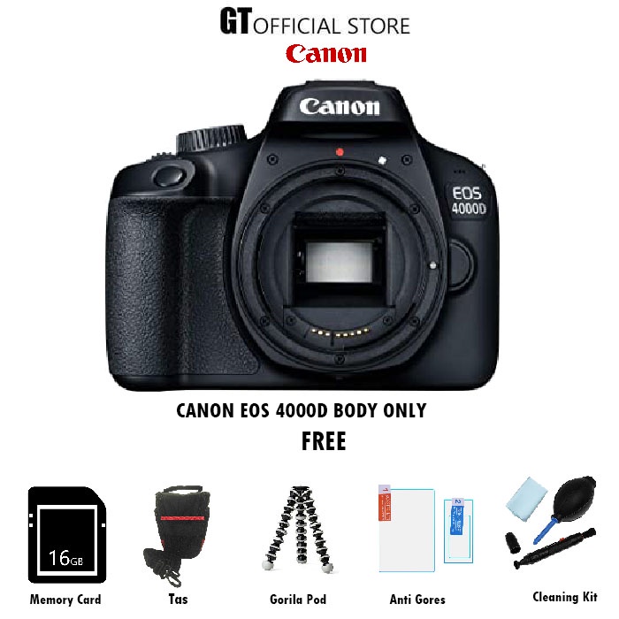 KAMERA CANON EOS 4000D BODY ONLY