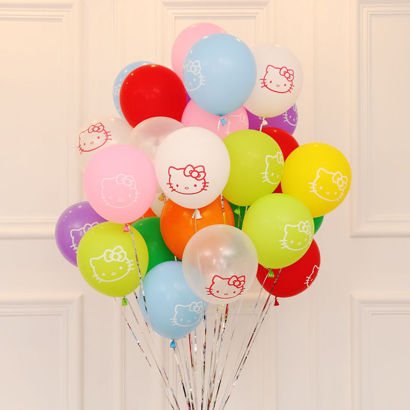 HAPPY TIME BALON LATEX DISNEY KARTUN MIX 12 INCH (MIN 10 PCS) BALON ULANG TAHUN BALON PESTA BALON DEKORASI BALON KARTUN