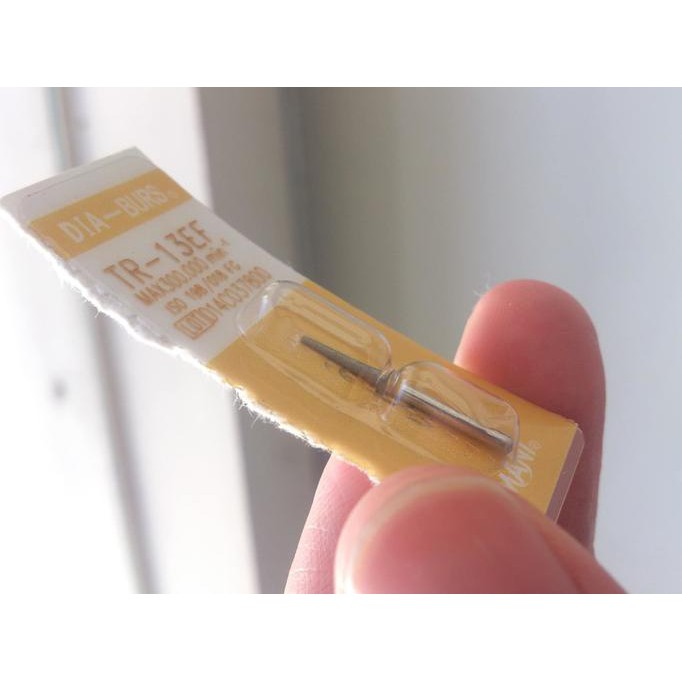 MANI DIAMOND BUR TR-13EF BUR GIGI TAPPERED ROUND FINISHING