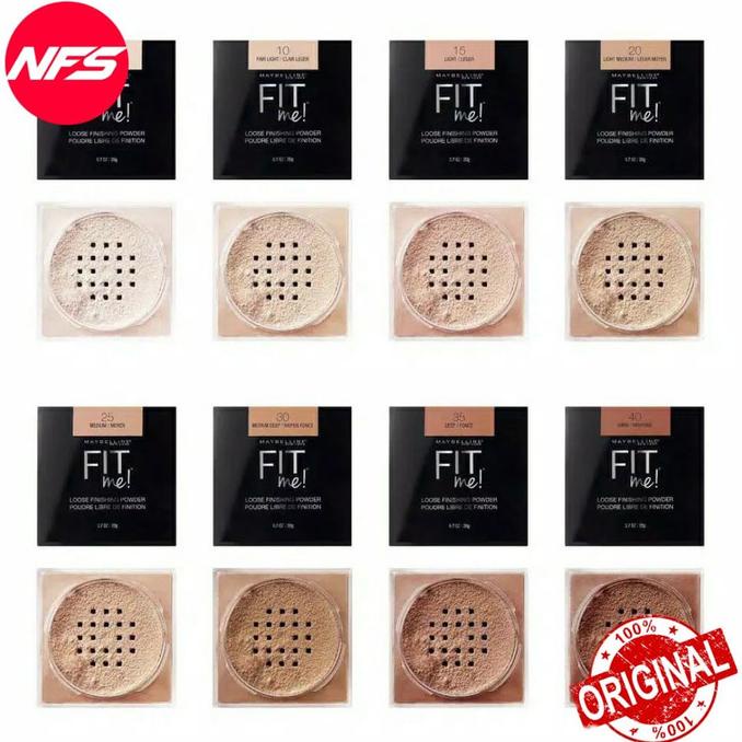 Maybelline Fit Me!Loose Finishing Powder-Bedak Tabur 20gr Original 20g