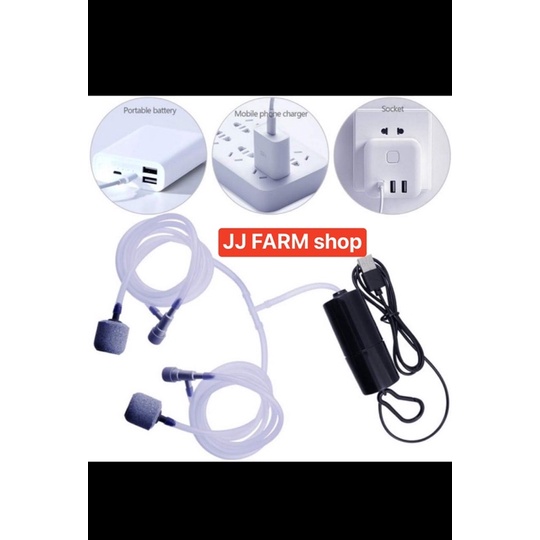 aerator erator MULTI baterai powerbank ADAPTOR USB gelembung oksigen cas mati lampu cocok buat mati 