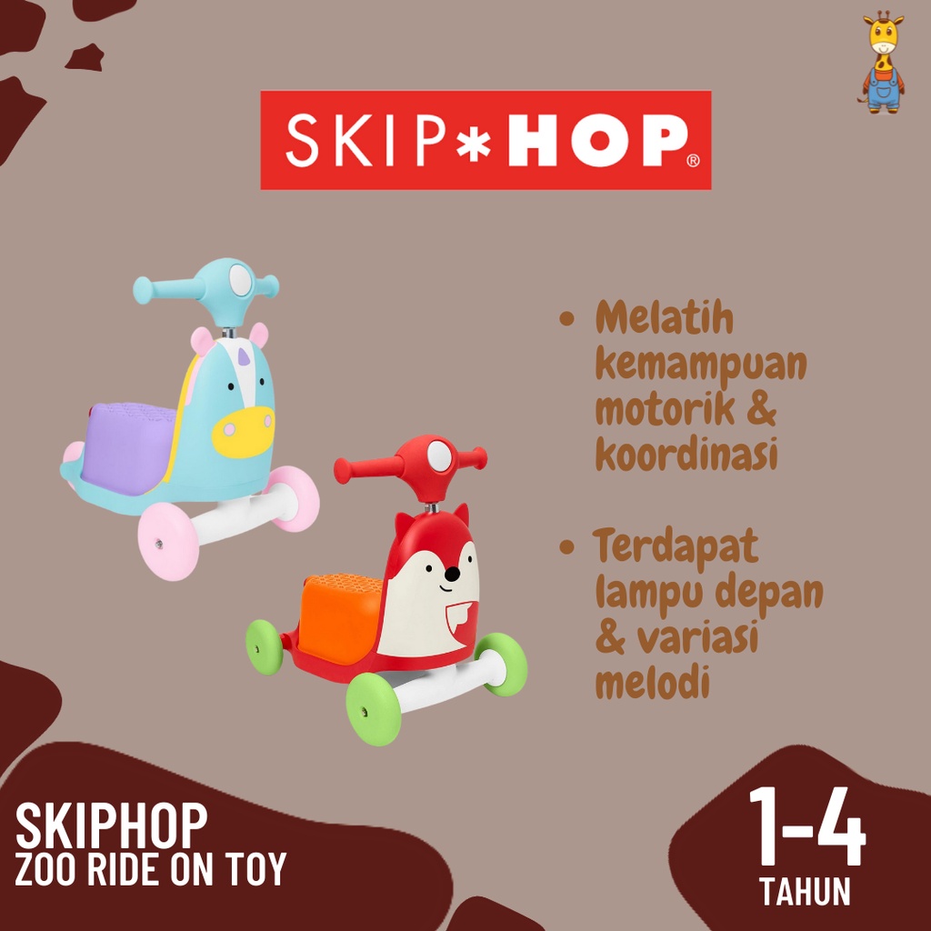 Skiphop Zoo Ride On Toy