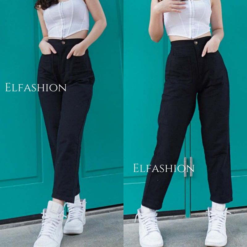 Celana Wanita Pants Kantong | Celana Pants Wanita Terbaru