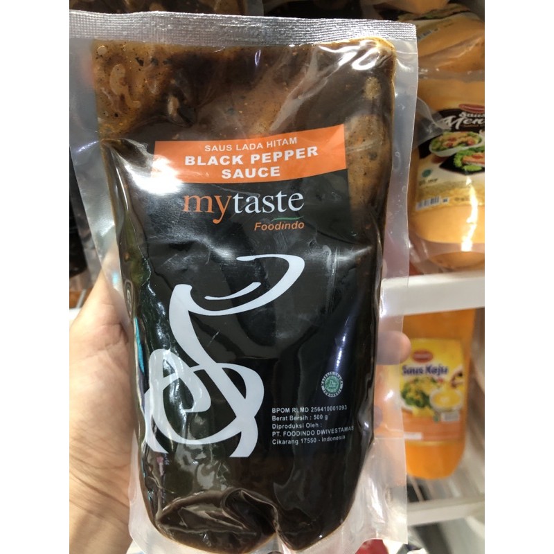 

Saus Blackpepper/Teriyaki/Barbeque/Bolognaise Mytaste 500gr