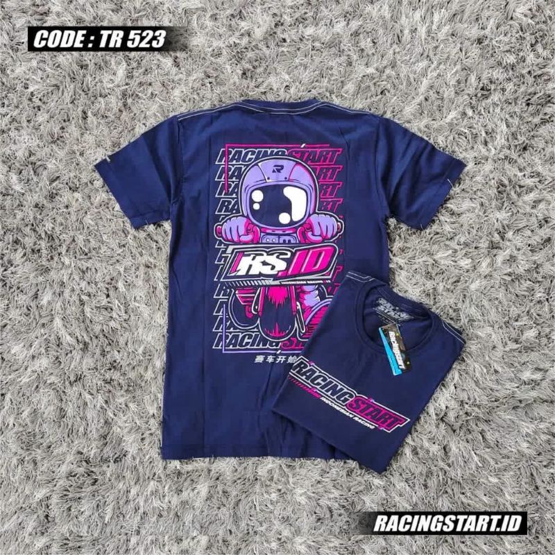 KAOS RACINGSTART ARMY STLYE FREE STICKER BISA COD