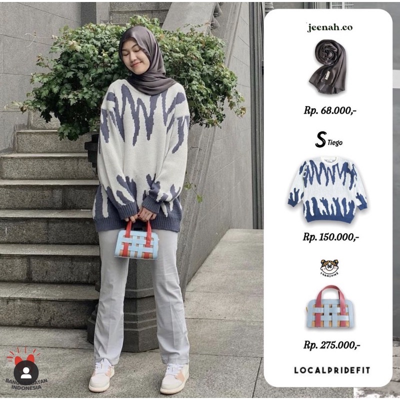 Pashmina Premium Satin Silk Malaysia Textured Crinkle (JAHIT TEPI KECIL SUPER RAPI)-4