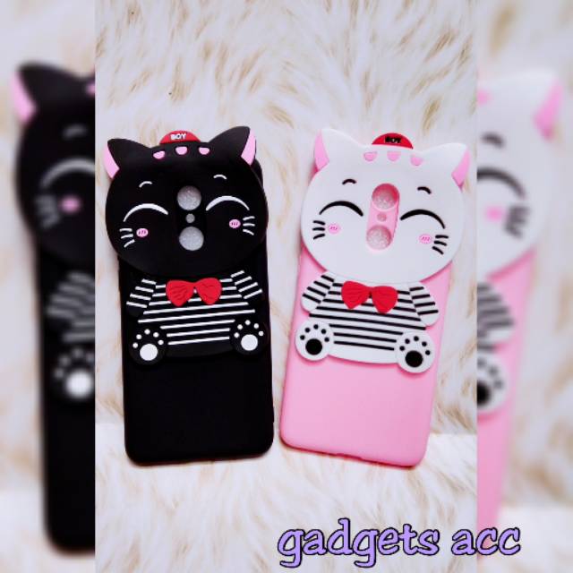 Case Mimi Cat 3D for Xiaomi Redmi 5, 5+, Note 5pro, Note 4x