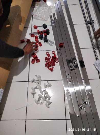 Jemuran Baju Pakaian Stainless Steel Panama | Palang 9 - 180 Cm