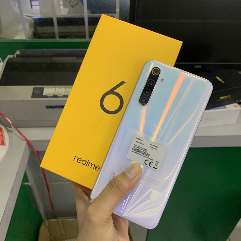 Realme 6 Ram 4/128gb Bekas Pakai Second Fullset Original Resmi