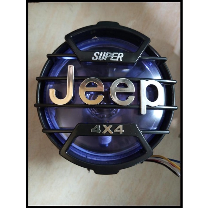 Lampu Tembak Untuk Mobil Atau Motor Universal Bulat Halogen H3 Jeep