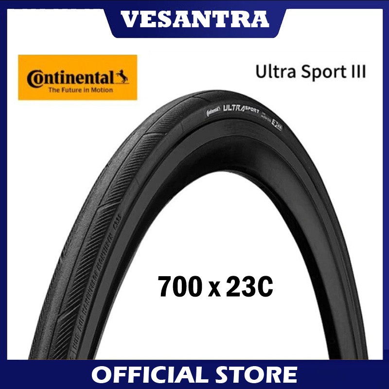 Continental Ultra Sport Ban Luar Sepeda 700 x 23c Roadbike Fixie Kawat