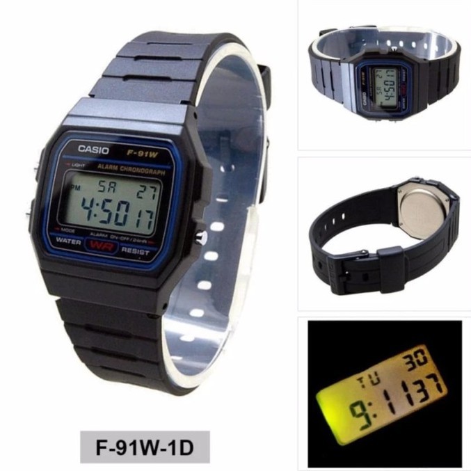 BAJ JAM TANGAN MURAH F-91W MODEL A-168