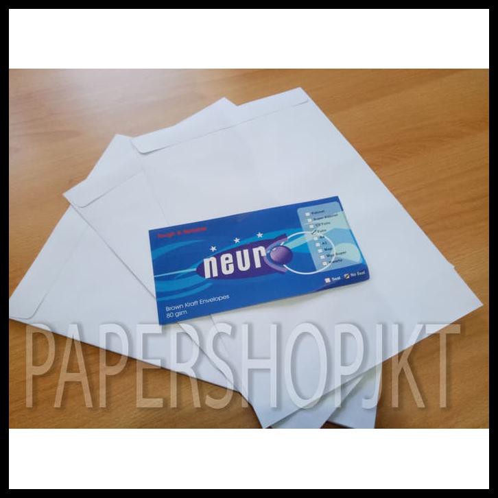 

Produk Terbaik Khusus Gosend!! Neuro Amplop Putih Folio Seal