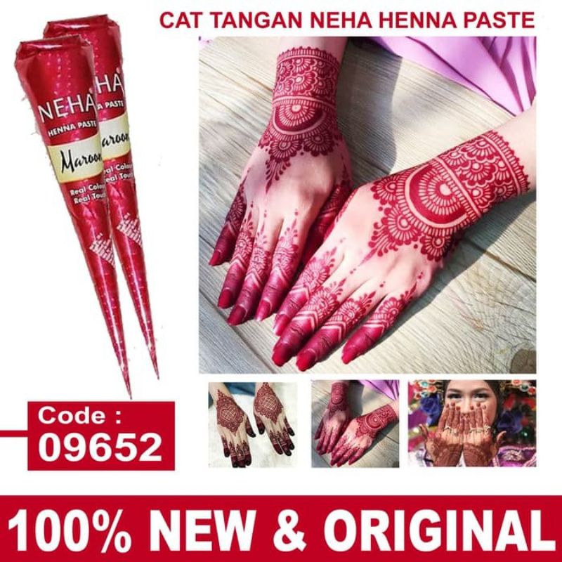 Medan termurah Halal Henna tangan one henna cantik BPOM