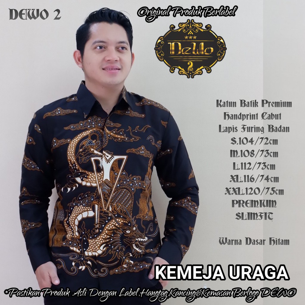 URAGA DEWO BATIKSOLOAMANAH KEMEJA BAJU BATIK PRIA SOLO LENGAN PANJANG PENDEK LAPIS FURING ATASAN BATIK PREMIUM MODERN KATUN HALUS RAGNALA MERAH HARIMURTI SEKOPI KALINGGA GANDHI MERAH WARASTIKA ABIYAKTA SEMAR HITAM DEWARUCI MODHANG 2 BIMASENA ABINAWA