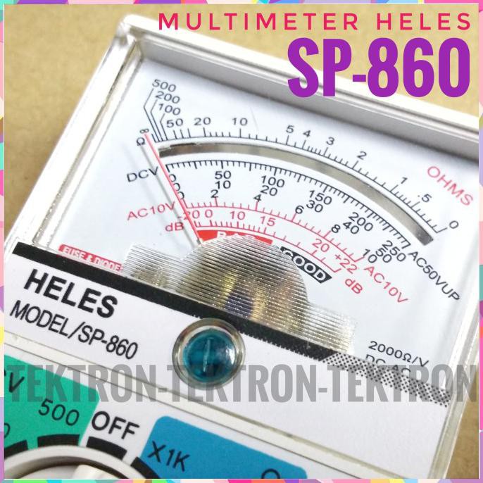 Heles SP-860 Mini Multimeter AVOmeter multitester tektron22 Ayo Beli