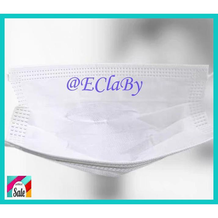 DCDISPOSABLE- MASKER MEDIS 3 PLY HEADLOOP ORLEE ORIGINAL IJIN KEMENKES (PUTIH) - BIRU -ORIGINAL.