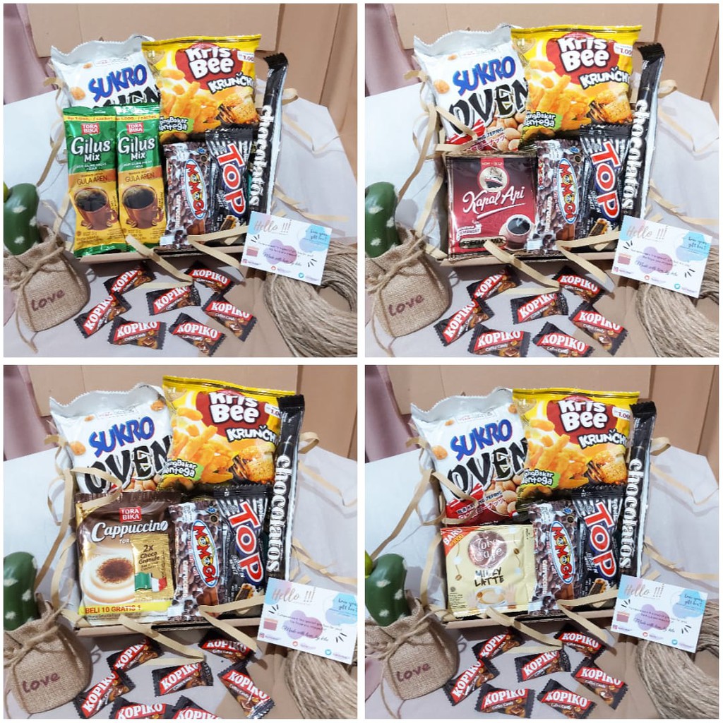 

[ READY] "Black Series" Medium Size SNACK BOX / GIFT BOX [BIRTHDAY / GRADUATION]