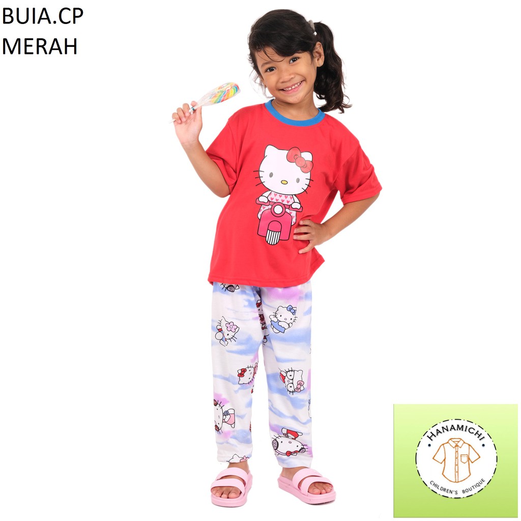 Hanamichi BUIA.CP Baju Tidur Anak Lengan Pendek