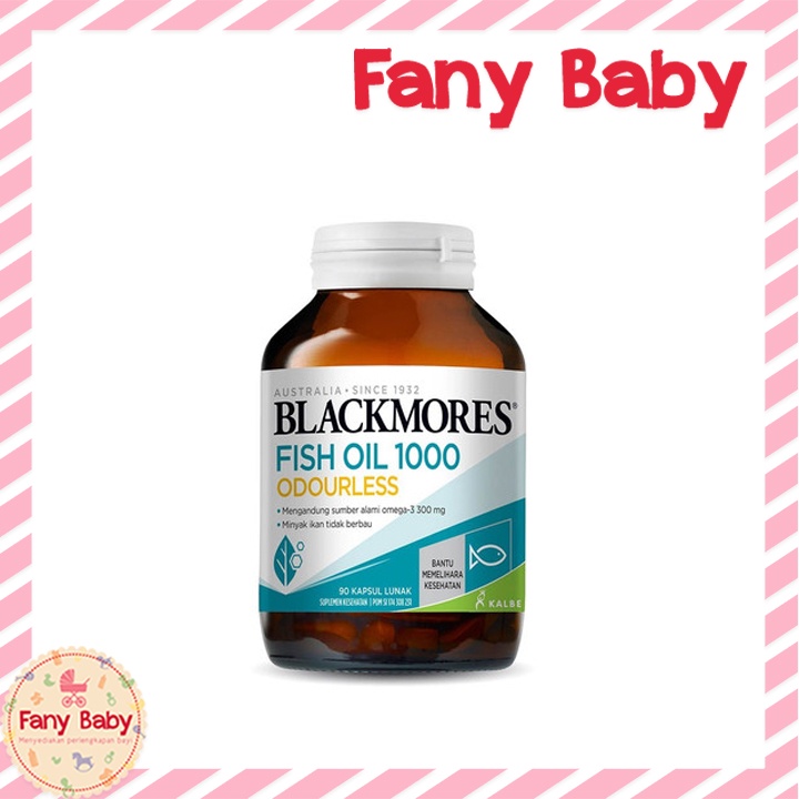 BLACKMORES ODOURLESS FISH OIL 1000MG 90 KAPSUL