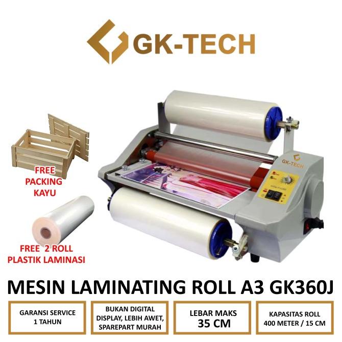 

Mesin Laminasi Roll/Mesin Laminating Roll A3 GK360J