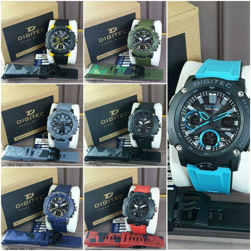 Jam Tangan Digitec Da-2094T / DA 2094 T / DA-2094 Original