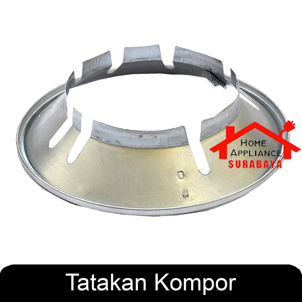 Cover Tatakan Alas Kompor Gas Kaki 4 - Kaki 5 Stainless Model Bulat Anti Angin dan Anti Slip