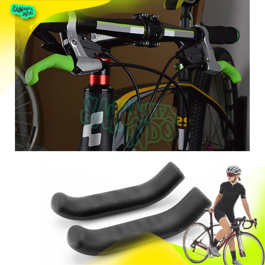 Silikon Pelindung Handle Rem Tangan Sepeda 2 PCS Aksesoris Sepeda Asesoris Sepedah Perlengkapan Sepeda Alat Olahraga Sepeda