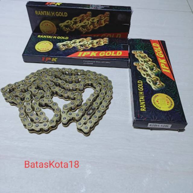 Rantai Roda Gold 428H-120L