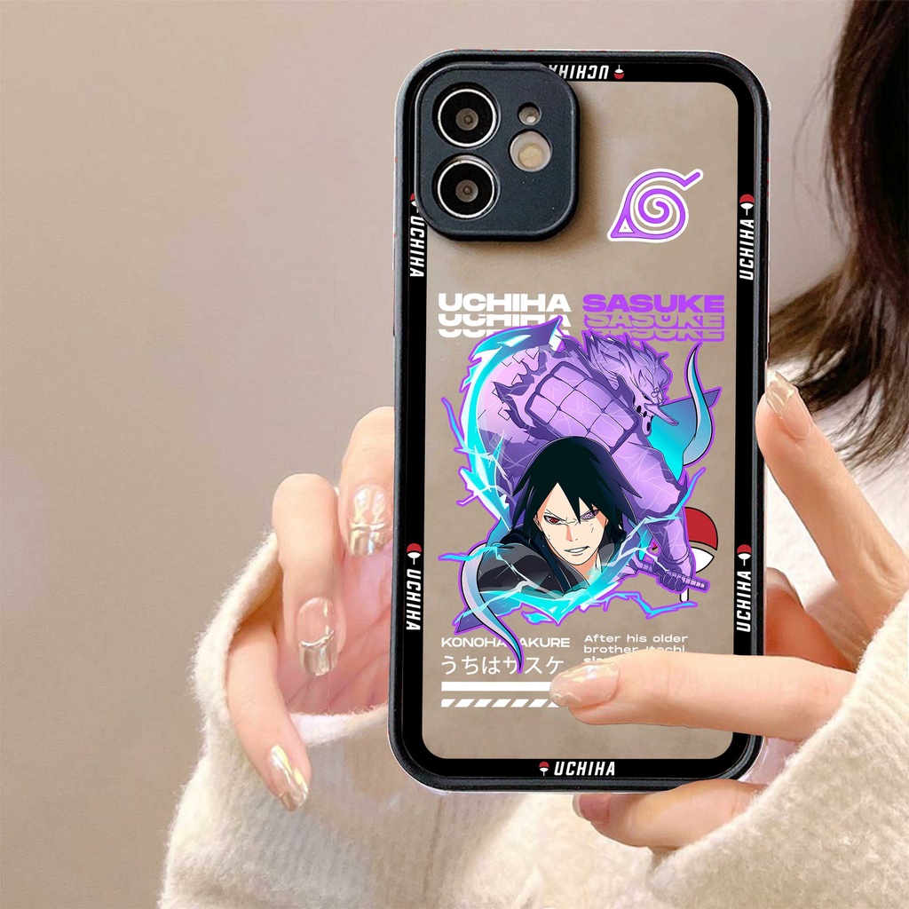 Case Choice Infinix Hot 12 Hot 12i Hot 12 Play Smart 4 Smart 5 Smart 6 Smart HD Note 7 Note 8 Note 10 Note10 Pro Hot 8 Hot 9 Hot 9 Play Hot 10 Hot 10s Hot 10 Play Hot 11s Nfc Hot 11 play Motif ANIME SASUKE Softcase Aero Kesing Soft Case Casing Hp TERBARU