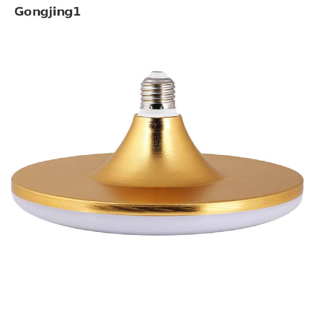 Gongjing1 Lampu Bohlam LED UFO 12W 18W 24W 36W 50W 220V E27 Warna Putih Untuk Garasi