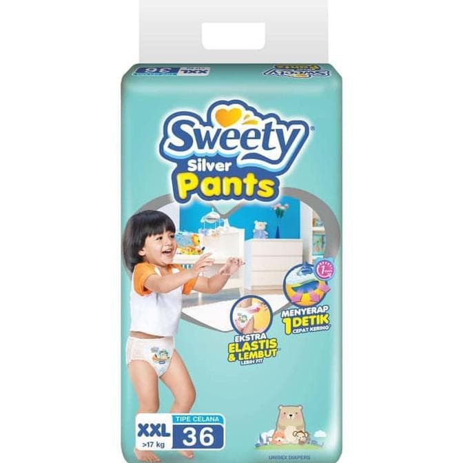 Popok Sweety Silver Pants Super Jumbo Popok Bayi - Popok Anak