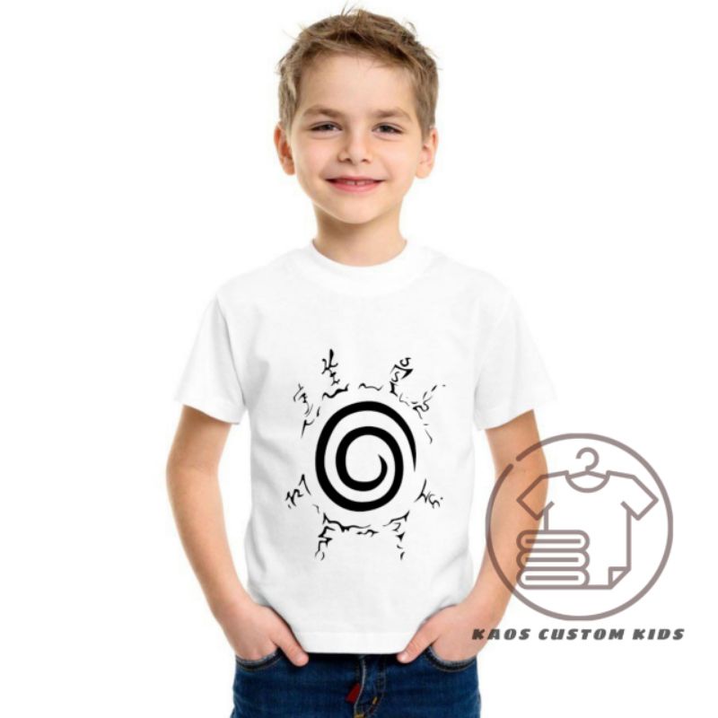 kaos anak segel kurama kyubi naruto
