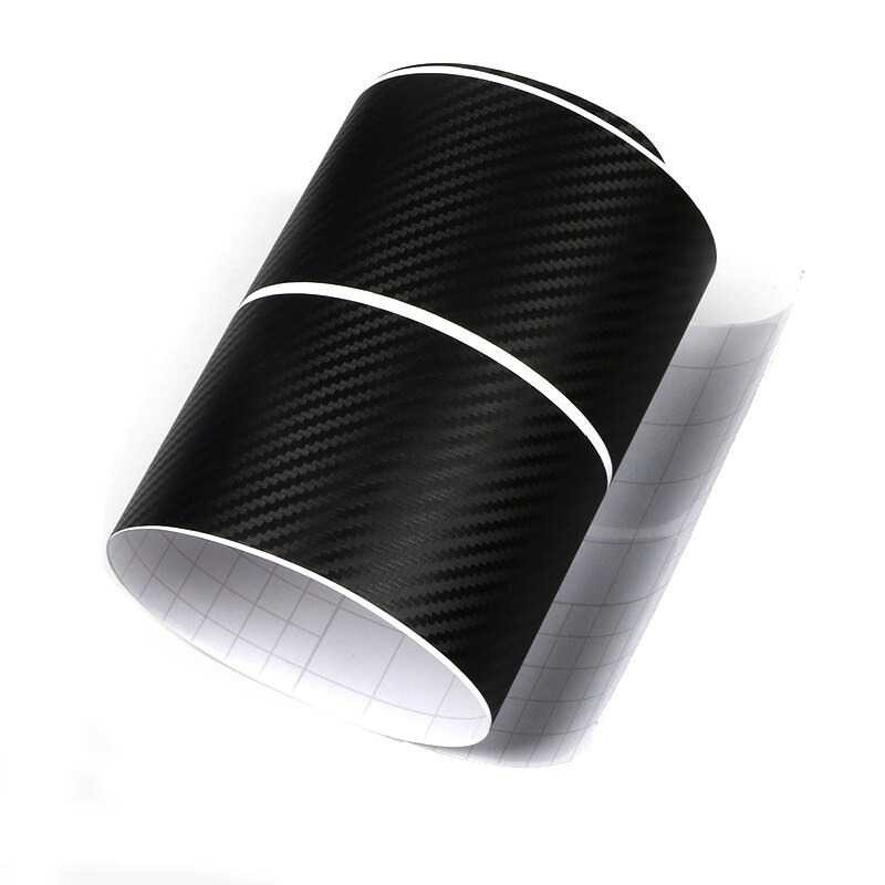 Hot Promo ! OUYORCAR Stiker Mobil Vinyl Anti Scratch Carbon Fiber 4PCS - TAA800