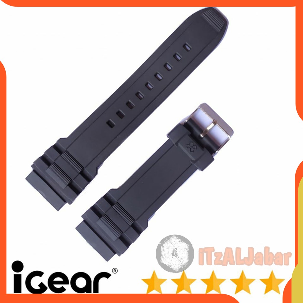 TALI JAM TANGAN IGEAR I64 RUBBER STRAP TALI JAM IGEAR I64 1968