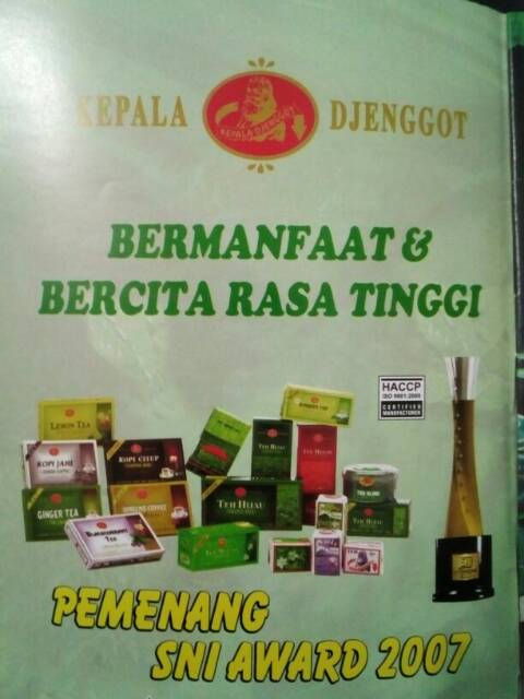 Kepala Djenggot Teh Hijau Super 150gr