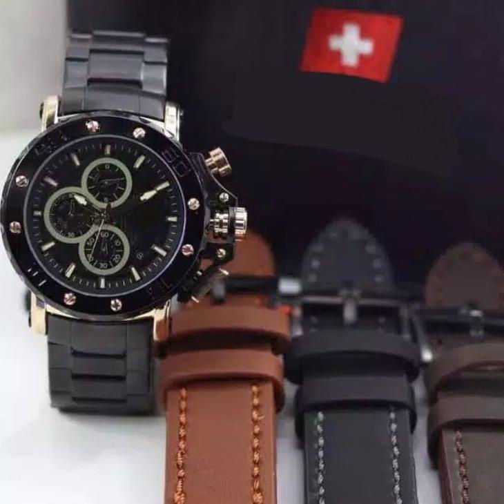 (PALING LARIS) Jam Tangan Pria SA Krono Aktif Model Alexandre Christie 9205