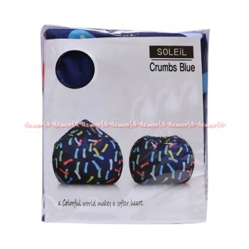 Soleil Crumbs Blue Bean Bag Kursi Santai Biru Bentuk Unik Soleil Crumbs Blue Bean Bag Kursi Santai Biru Bentuk Unik