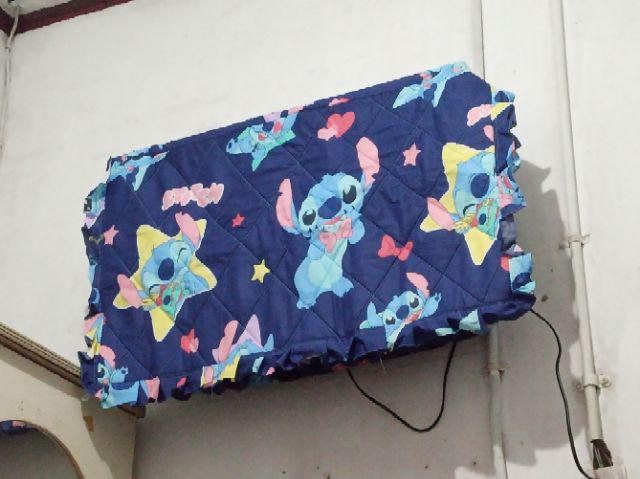 Cover Tv Lcd/tutup Tv Motif Stitch