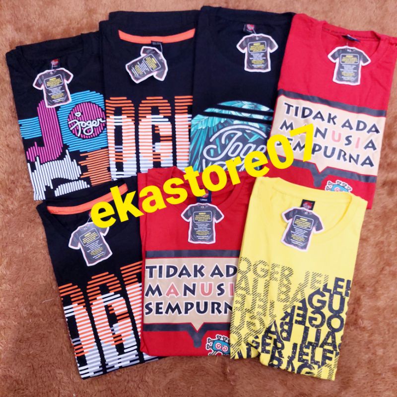 Kaos joger bali original variasi warna XXS-XXL LENGAN PENDEK Tebal dan standart Dewasa