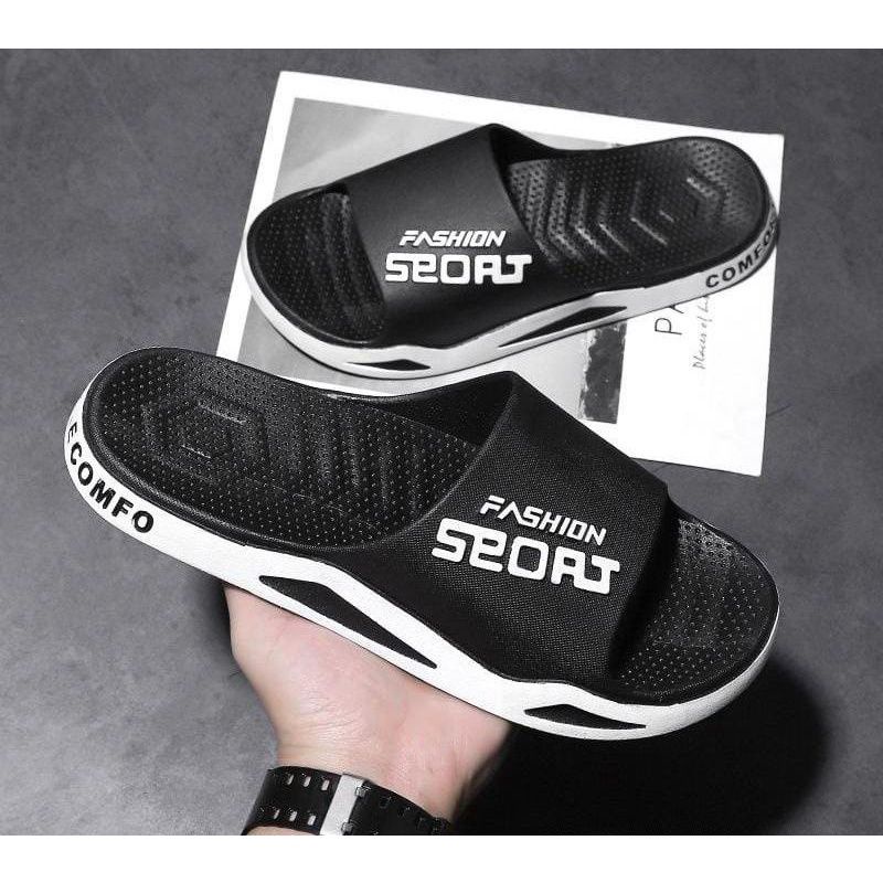 Sandal fashion pria Selop karet import Sendal sport laki laki