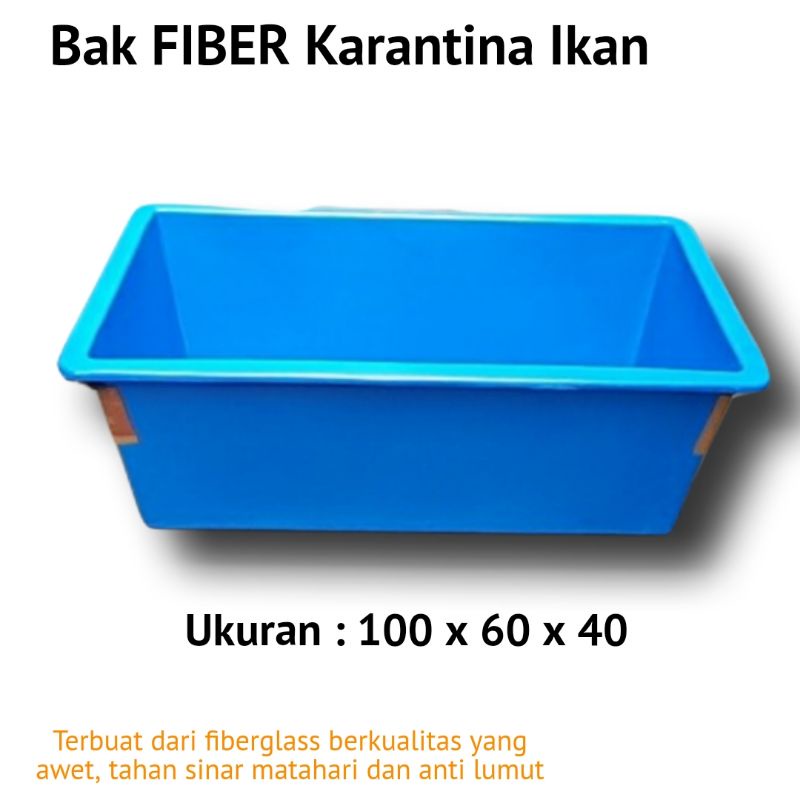 Bak Kolam Fiberglass Ikan Koi untuk Karantina