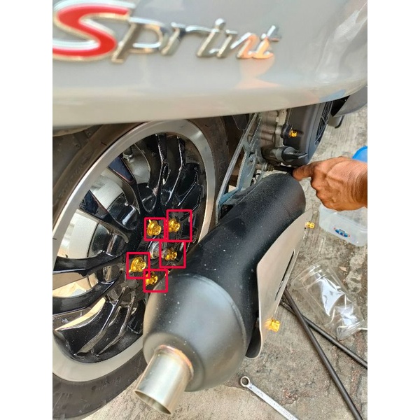 BAUT VELG BELAKANG STANDAR  SPRINT , PRIMAVERA S150..