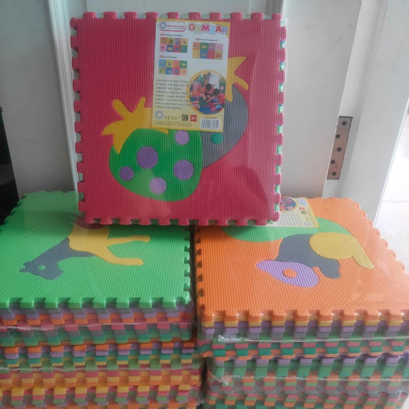 Mainan Anak - Puzzle Motif Buah-buahan/Edukasi/Belajar Anak 30x30