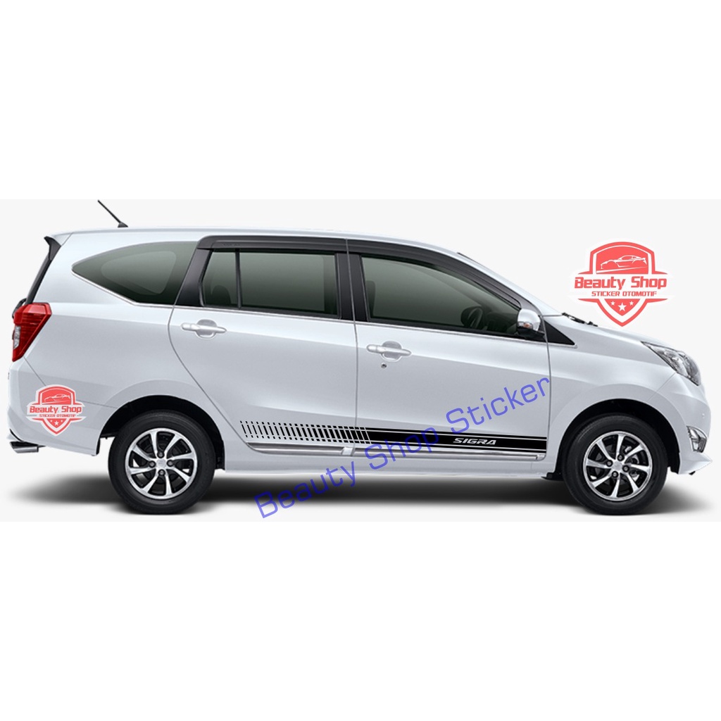 sticker mobil daihatsu sigra list sigra cutting stiker sigra custom